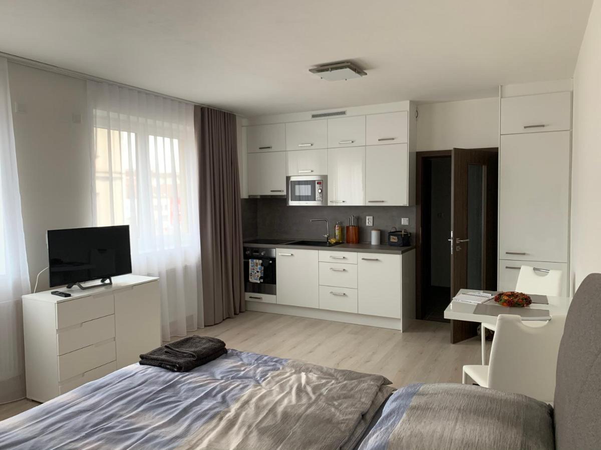 Modern Apartment In The City Center プルゼニ エクステリア 写真
